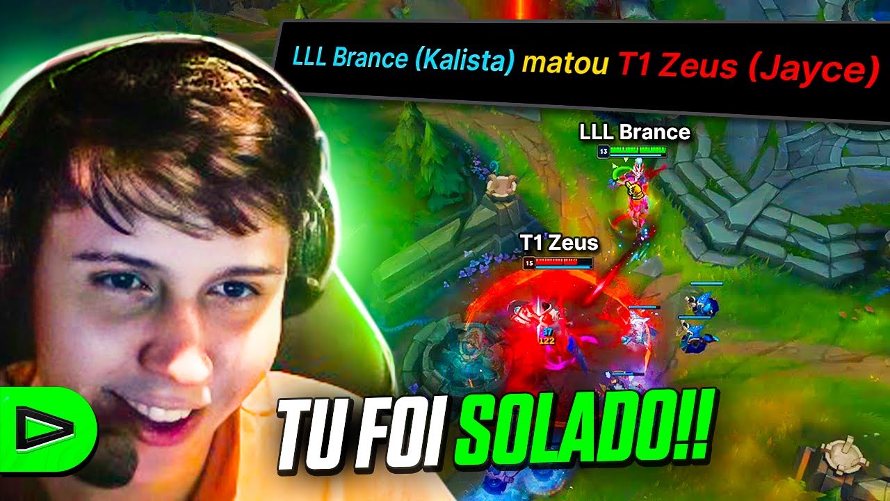 LOUD BRANCE SOLANDO T1 ZEUS NA CHAMPIONS QUEUE! LEAGUE OF LEGENDS