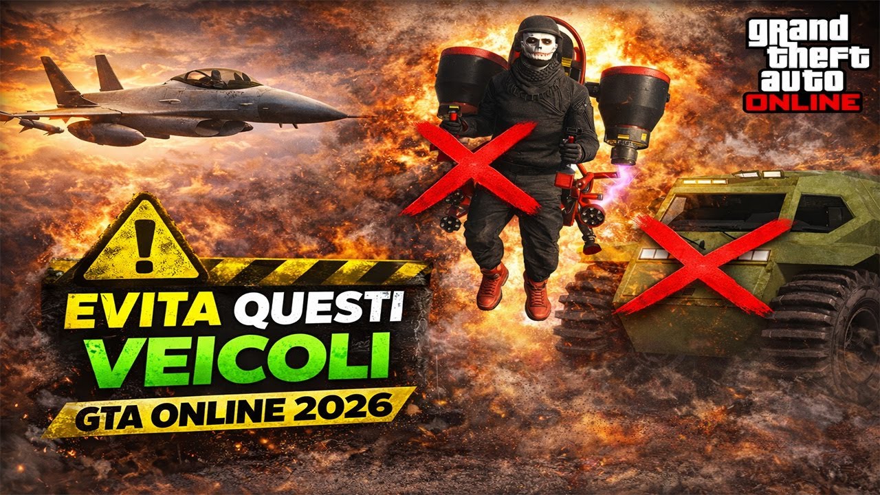 Top 10 PEGGIORI Veicoli Su GTA ONLINE (2026)