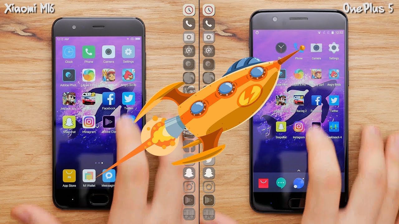Xiaomi MI 6 VS OnePlus 5 Speed Test: the Most Powerful Chinese Phone?[4K]