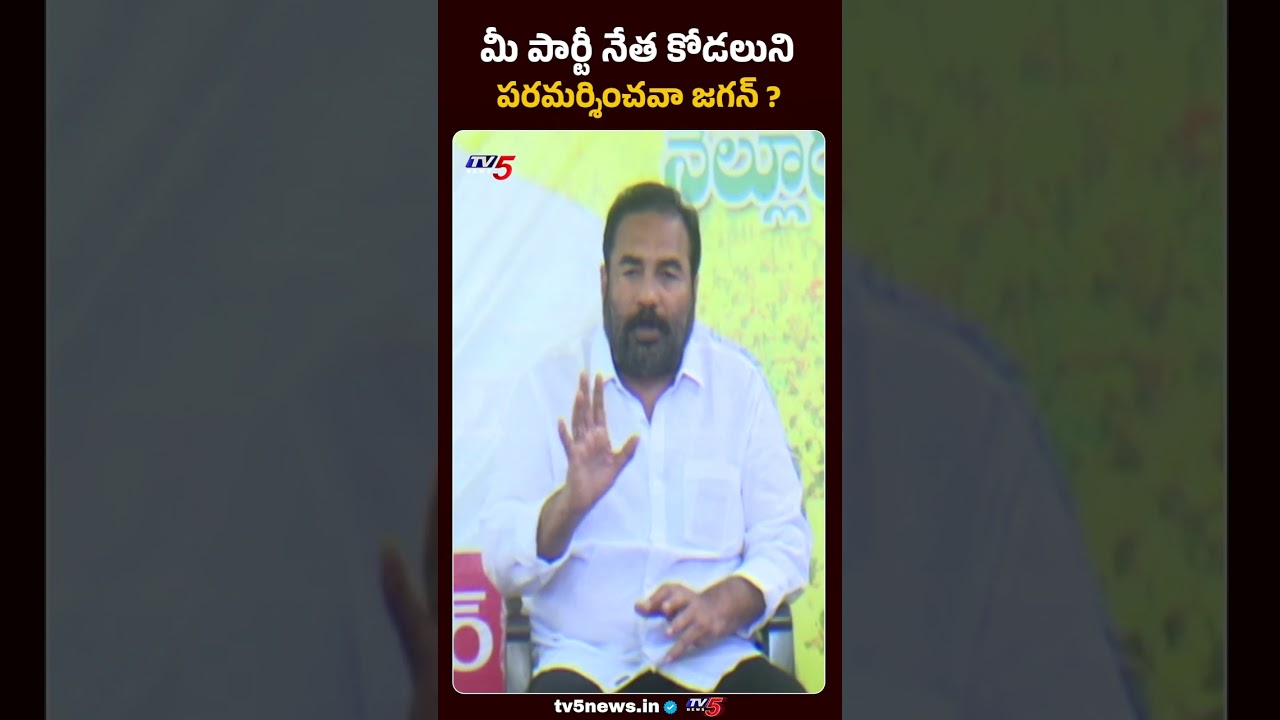 ఆ నేత కోడల్ని పరామర్శించావా జగన్ #jogiramesh #ysjagan #kotamreddysridharreddy #tv5news