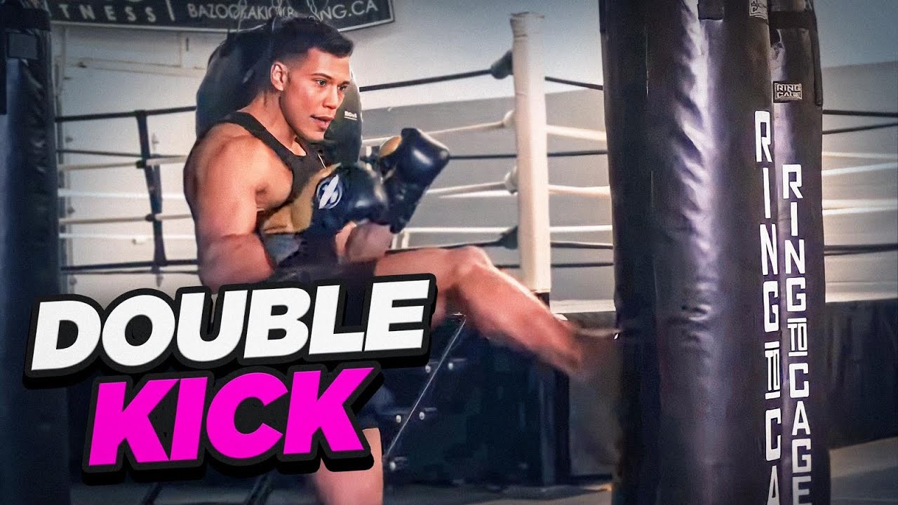 Improve Your Kick Fighting IQ By Doubling Up Your Kicks | WWW.BAZOOKATRAINING.COM