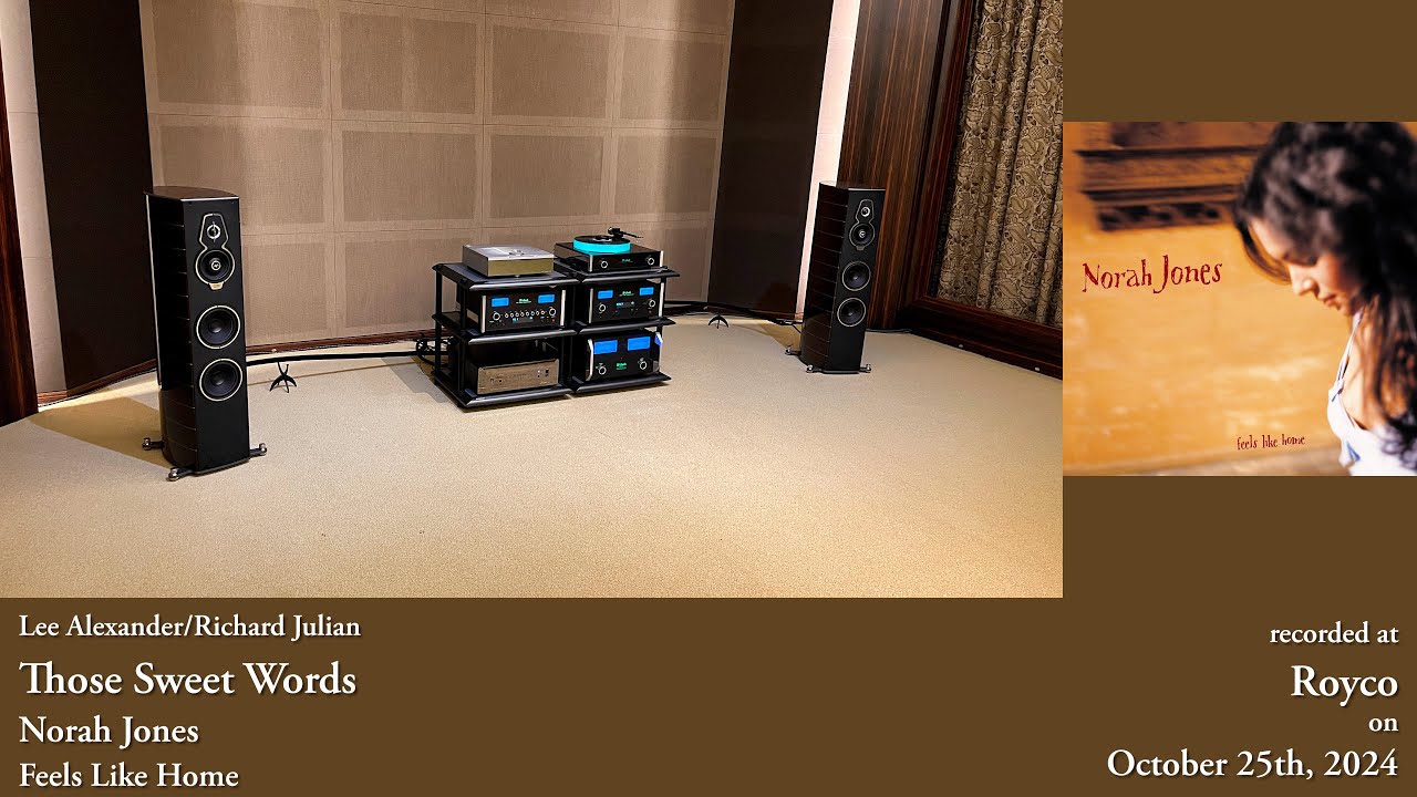 Norah Jones — Those Sweet Words ~ Sonus faber Serafino G2 | McIntosh MC462 | C55 | Linn