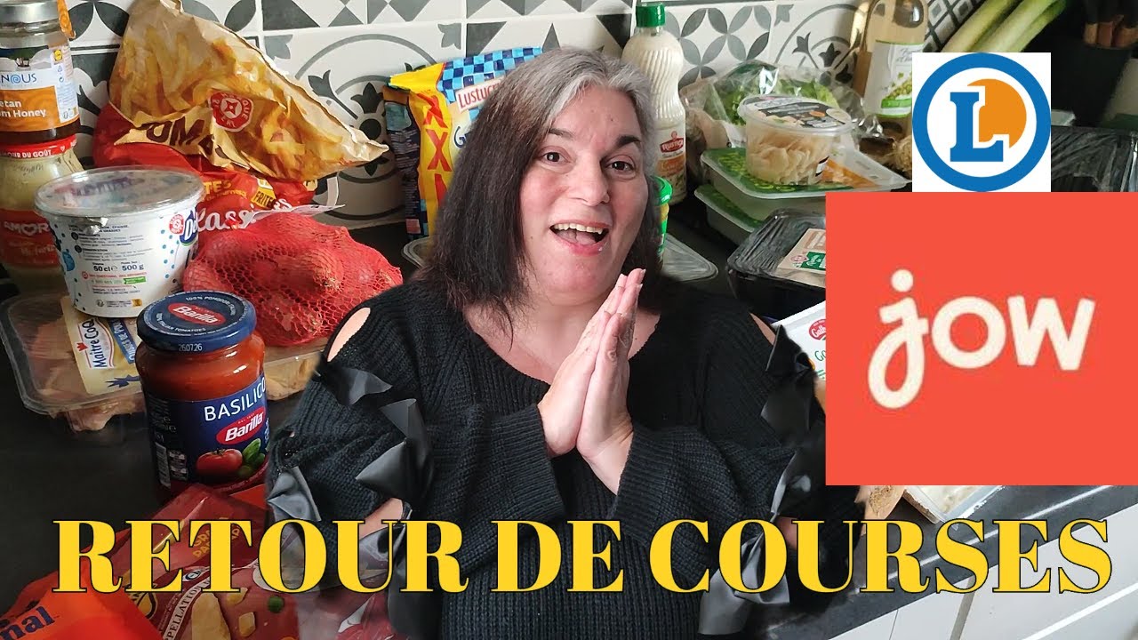 LECLERC 🤩 RETOUR DE COURSES avec JOW 👩🏼‍🍳 Recettes et Idées Repas ❗