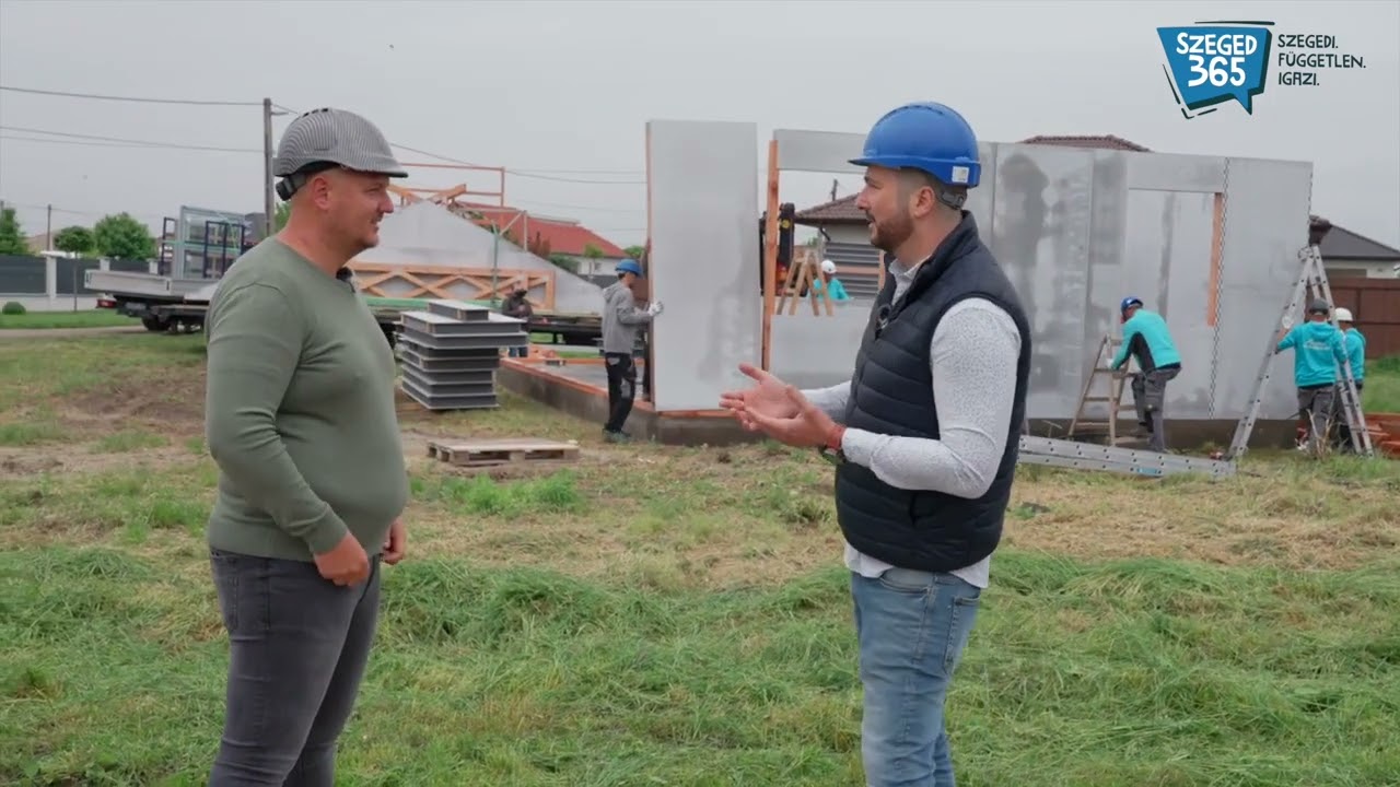 MgO grafitos SIP ház építése-Mire elég 1 nap kiváncsi vagy?
