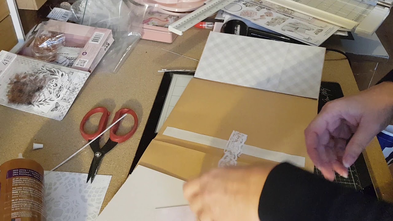 TUTO mini album avec grandes enveloppes 3ème et dernière partie