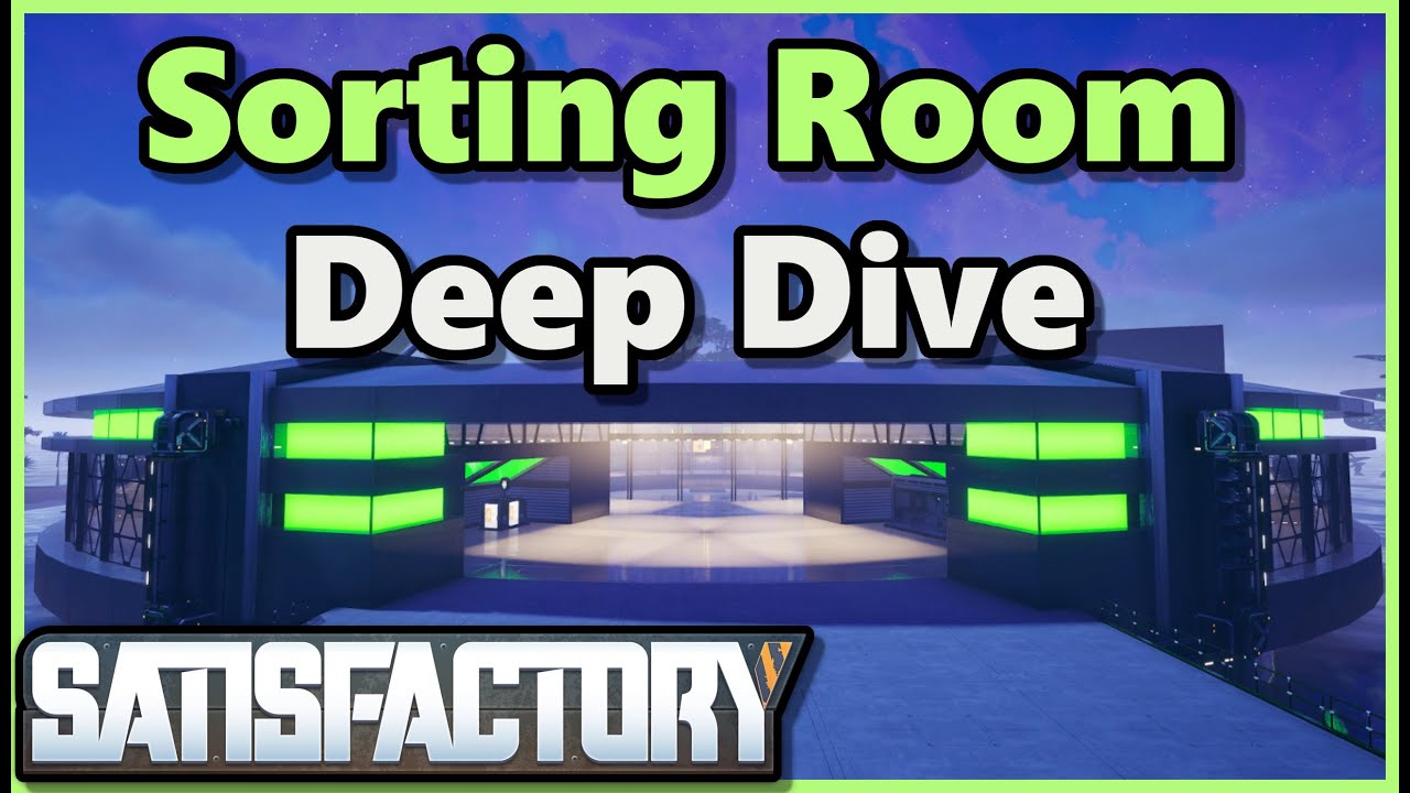 Easily Sort All Your Trash: The Multipurpose Room | Satisfactory Tours Ep. 1