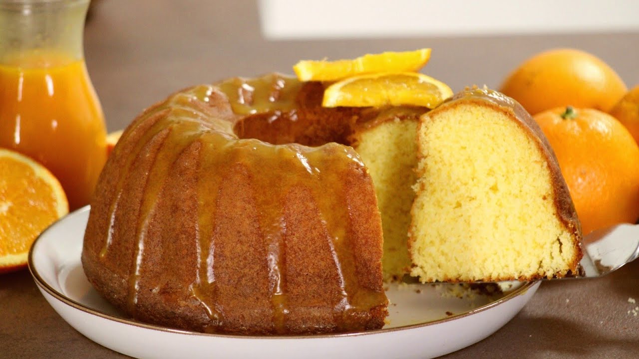 Super Easy and Moist Orange Cake recipe / Orange Cake with Fresh Orange Syrup /oriental dish