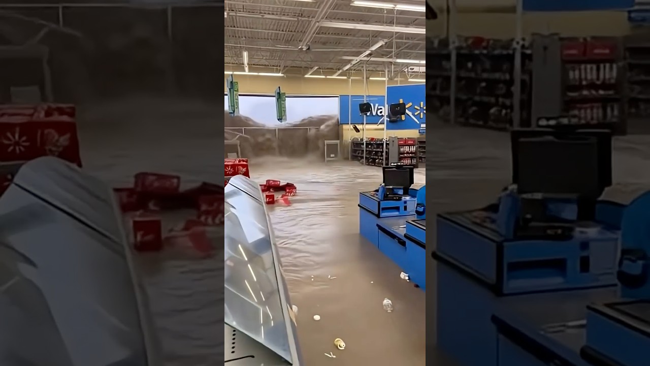 Весь Walmart затоплен за считанные секунды 🌊