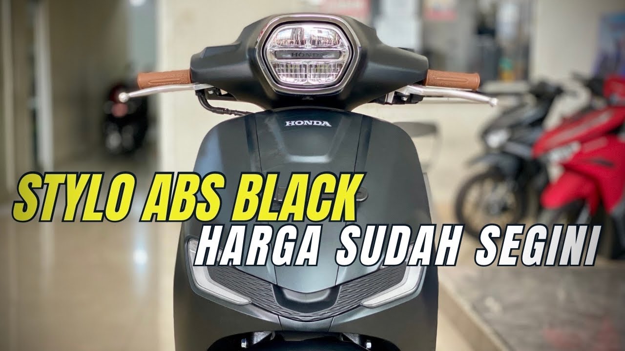 HONDA STYLO 160 ABS HITAM &ndash; Elegan, Modern, Tapi Tetap Retro 🔥🔥