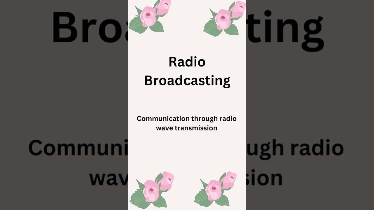 Radio Broadcasting | Communication through radio wave transmission | Radio System kya Hai