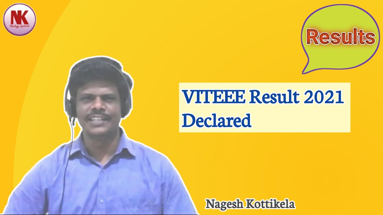 VITEEE Result 2021 Declared | How to Check | #Shorts