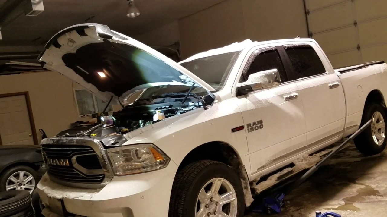 How to properly do an oil change on a 2013-2017 Ram 1500 ecodiesel.
