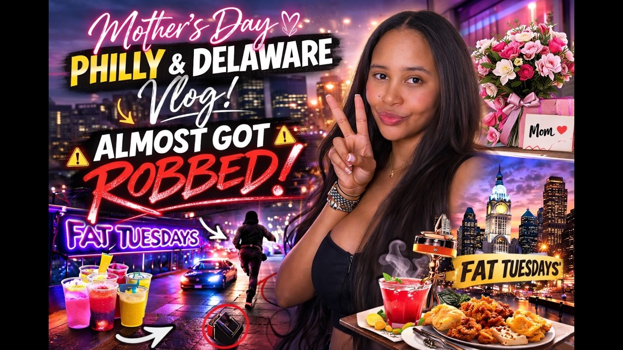 NYC → Philly Chaos → Delaware | Mother's Day Vlog & Getting Robbed 😭
