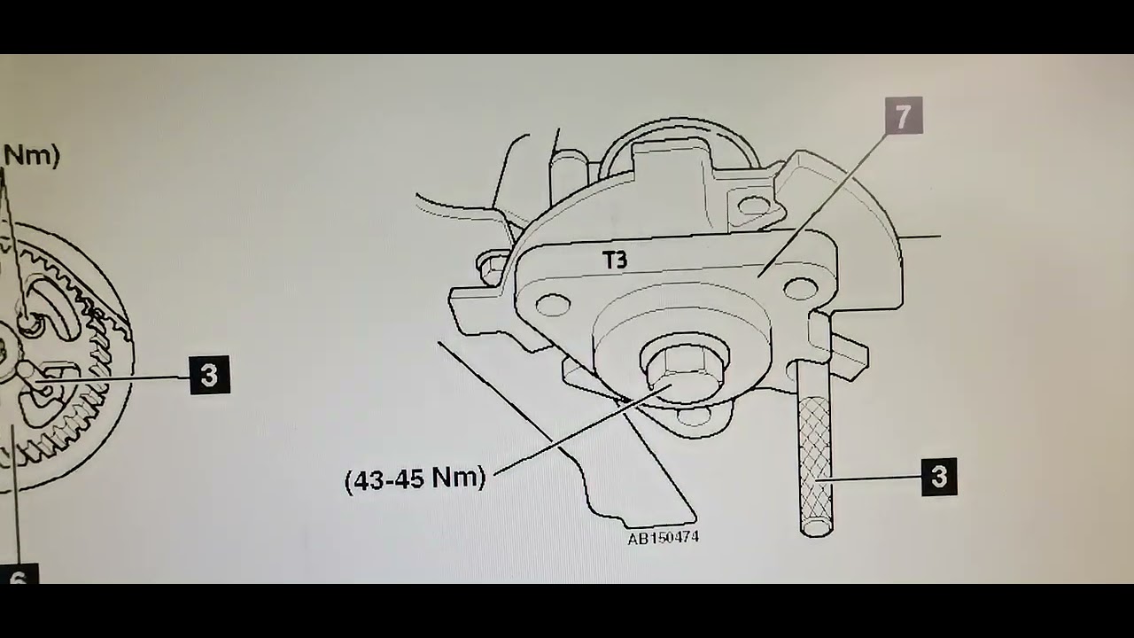 Смяна на агренажен ремък FIAT Ulysse 2.0 JTD. Двигател RHW /Timing belt replacement FIAT Ulysse2.0