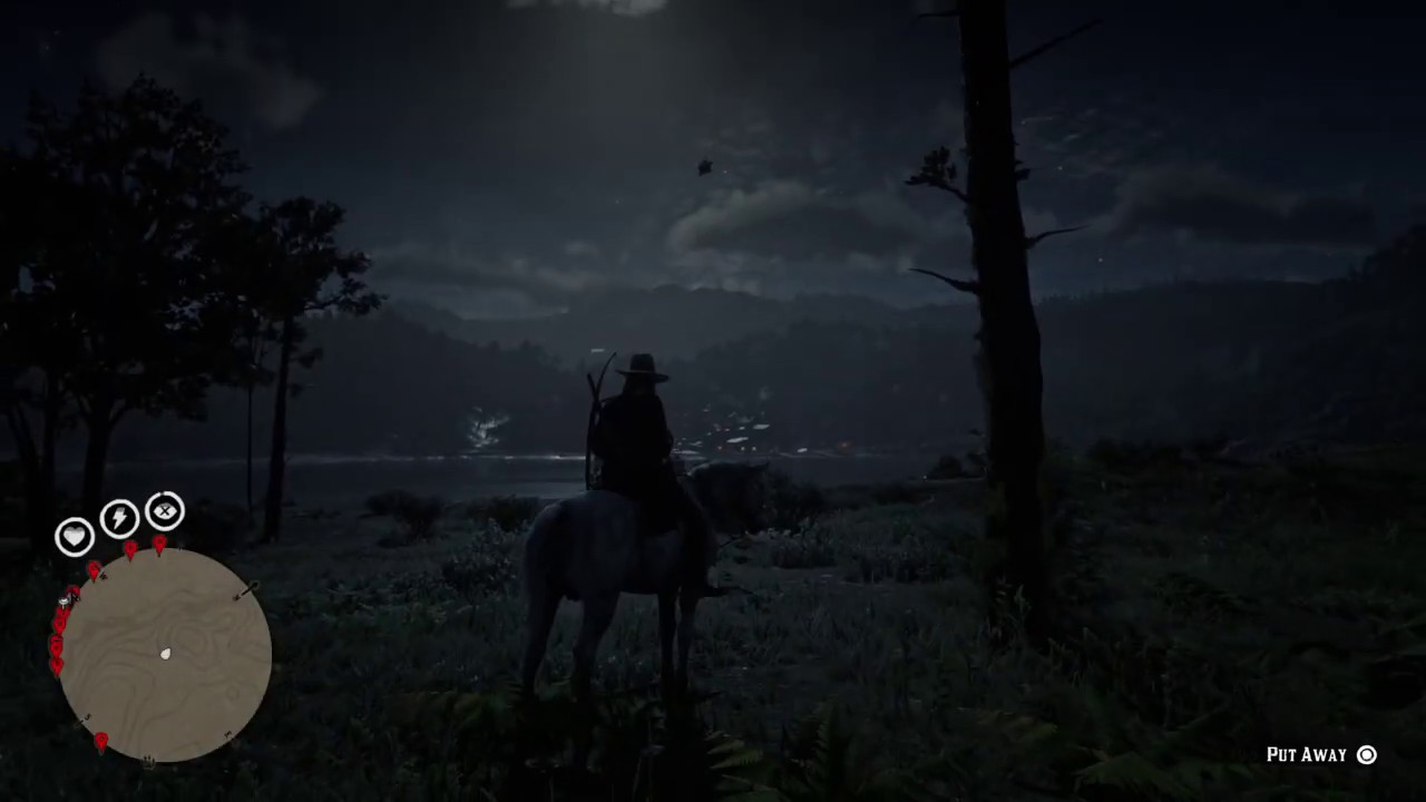 RDR2 - Annesburg from the east Lannahechee River bank