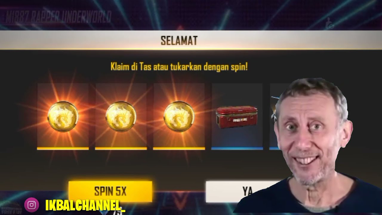 SPINN SKIN SG 2 M1887 RAPPER UNDERWORLD - FREE FIRE EXE