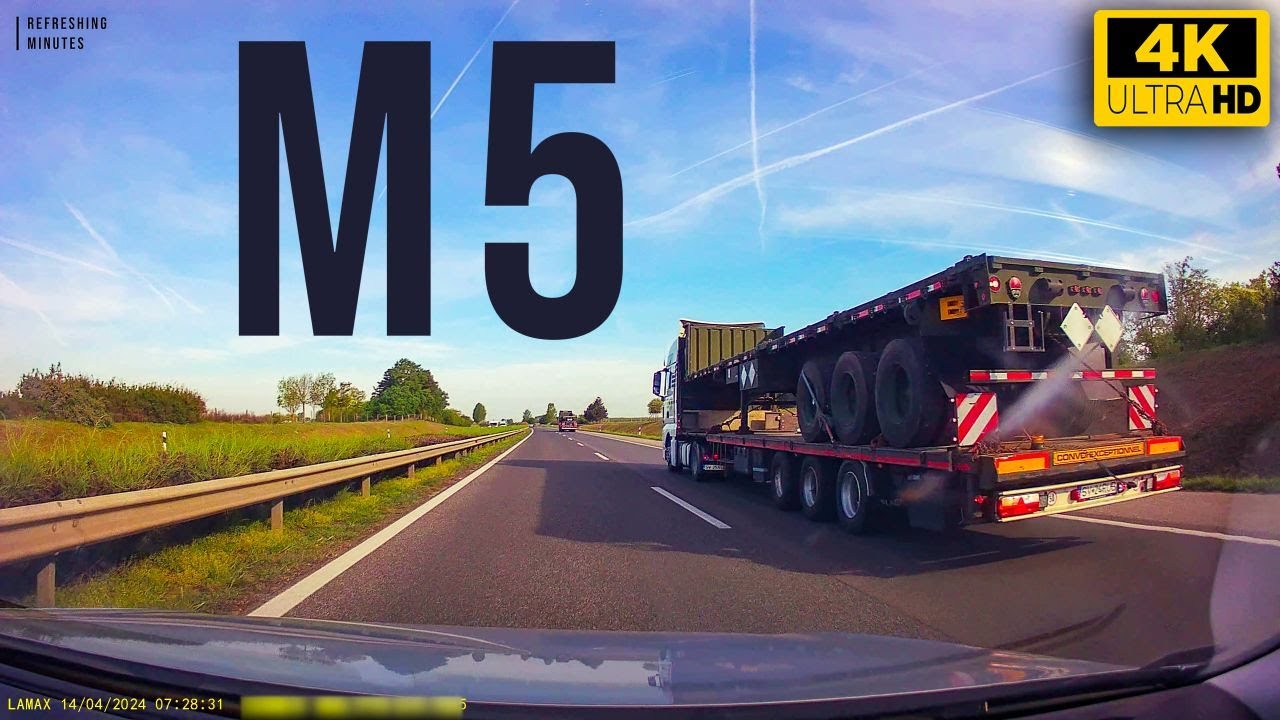 M5 Motorway 4K Daily Drive | April 2024 | Part 1