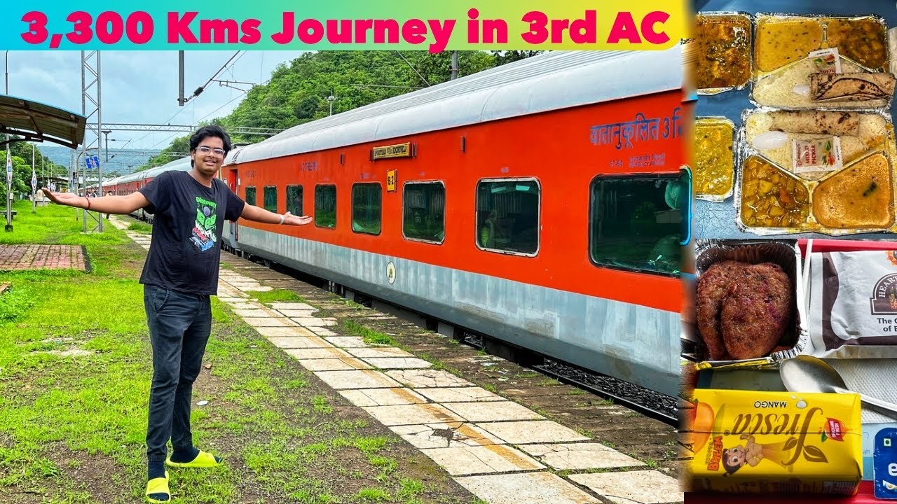 Amritsar Kochuveli Superfast Express Train Journey *bhaari baadh m kiya safar*