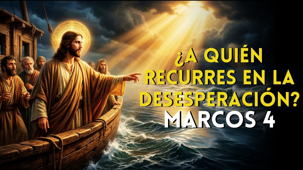 📜 Marcos 4 | ¿A quién recurres en la desesperación? Jesús calma la tempestad