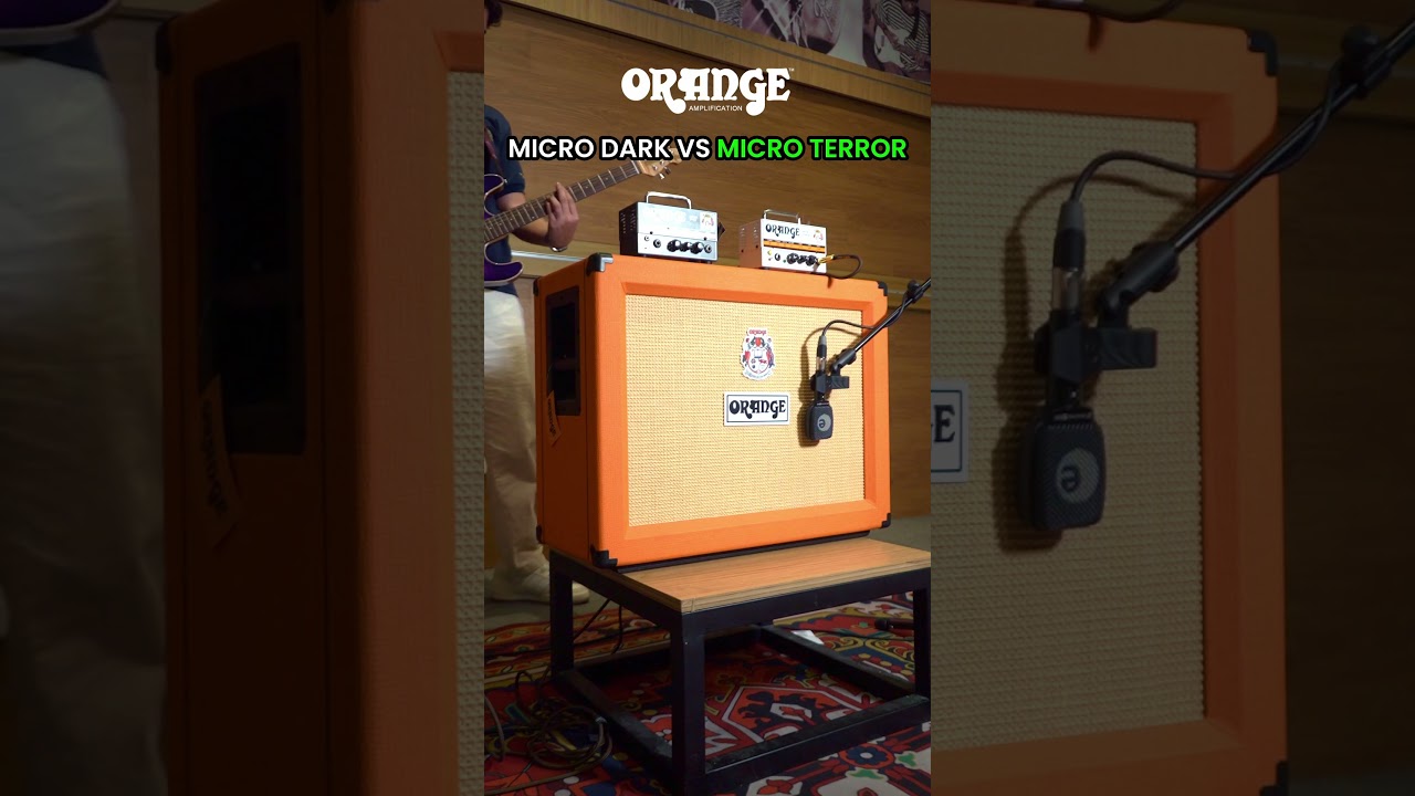 Make your choice. Micro Dark or Micro Terror? #jbmusic #orangeamps #microdark #microterror #ppc112