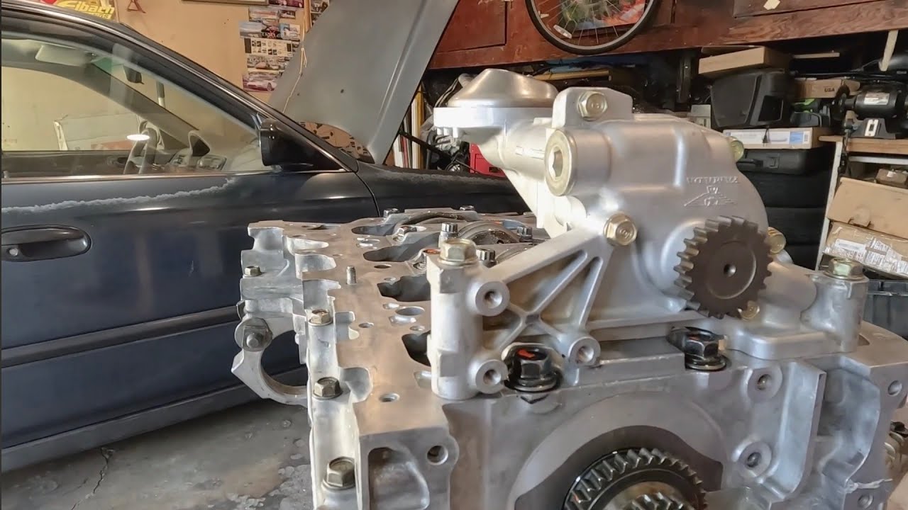 K24 Build part 3; Type S oil pump upgrade! Do I need to use K20 oil pan?