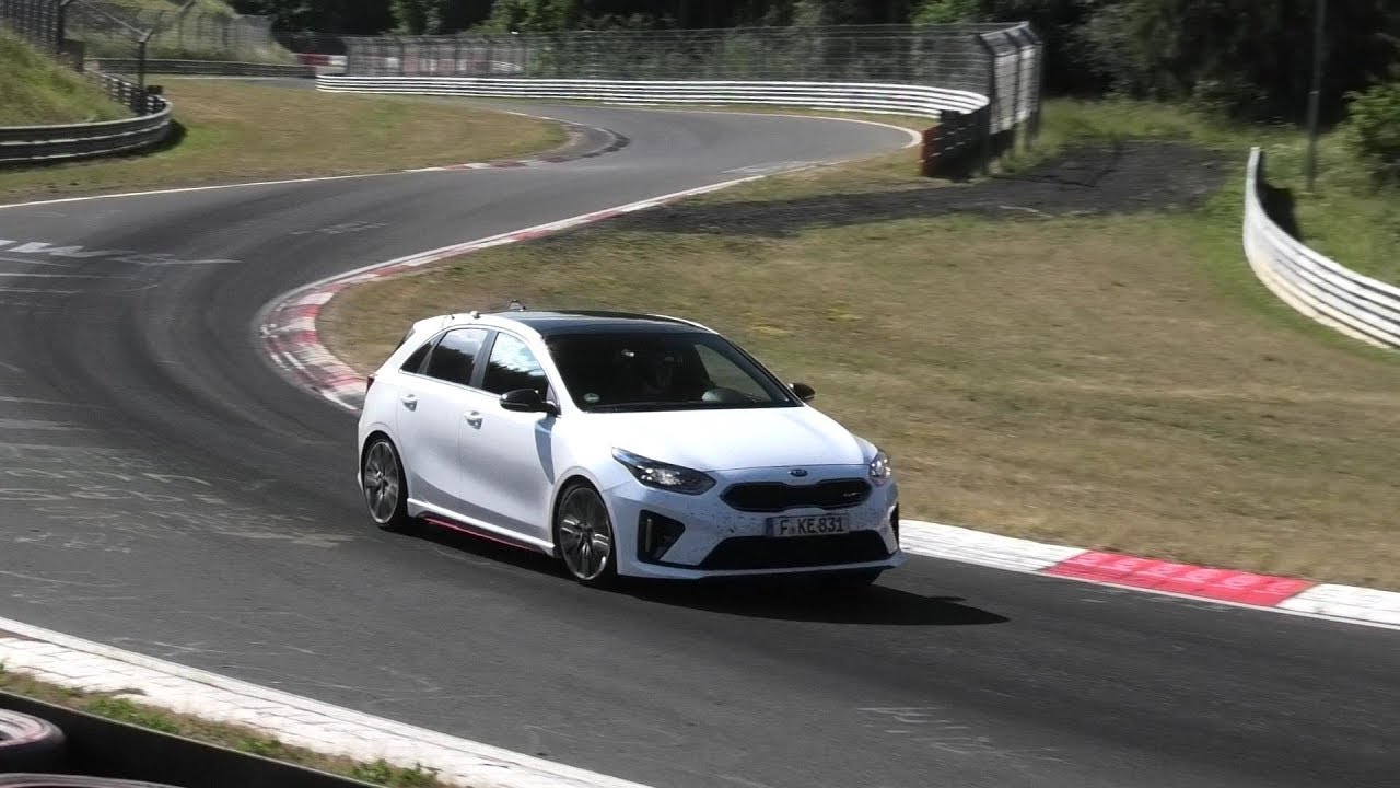 2020 Kia Ceed GT SPORT 1.6 G-GDI SPIED testing on the Nurburgring