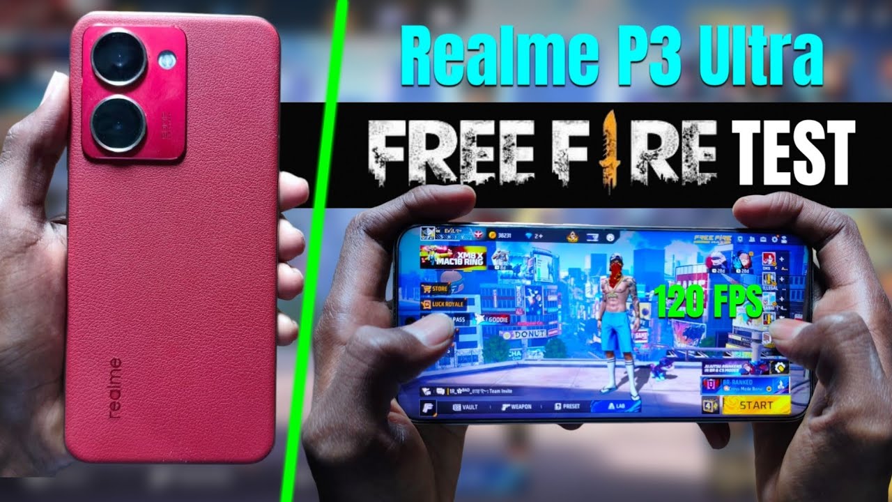 Realme P3 Ultra Real - Gaming Test | Realme p3 Ultra Free Fire Test 🔥