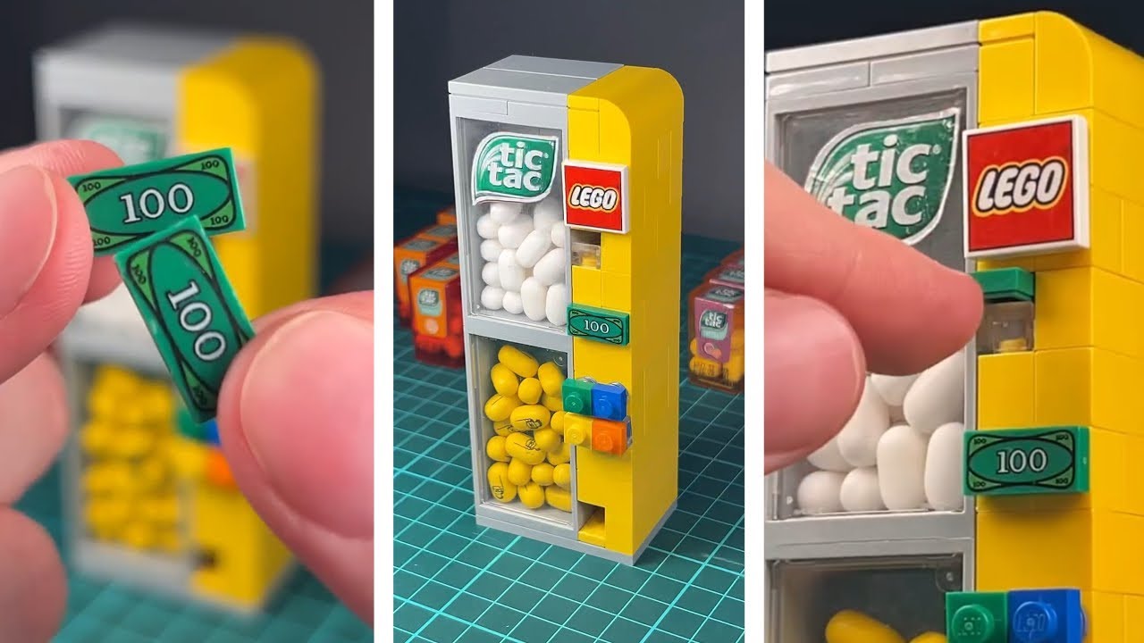 Working LEGO TIC TAC Vending Machine Tutorial