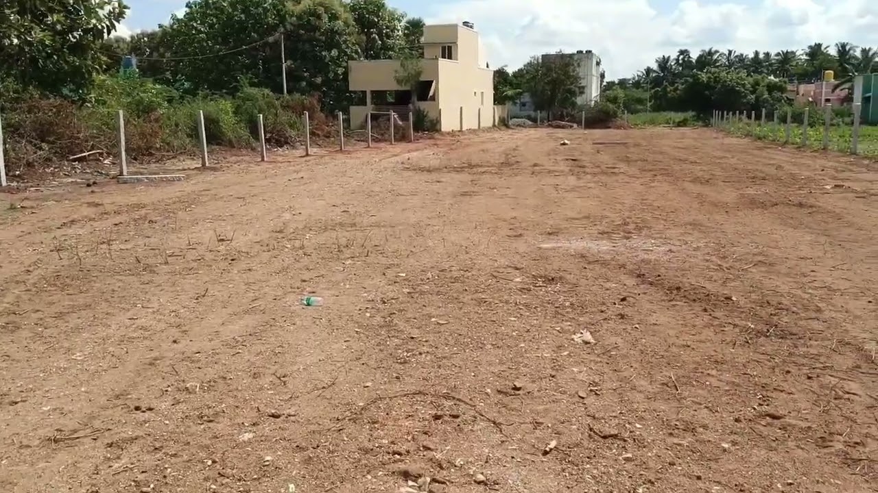 commercial land for sale Walajapet to ammoor road near by new register office