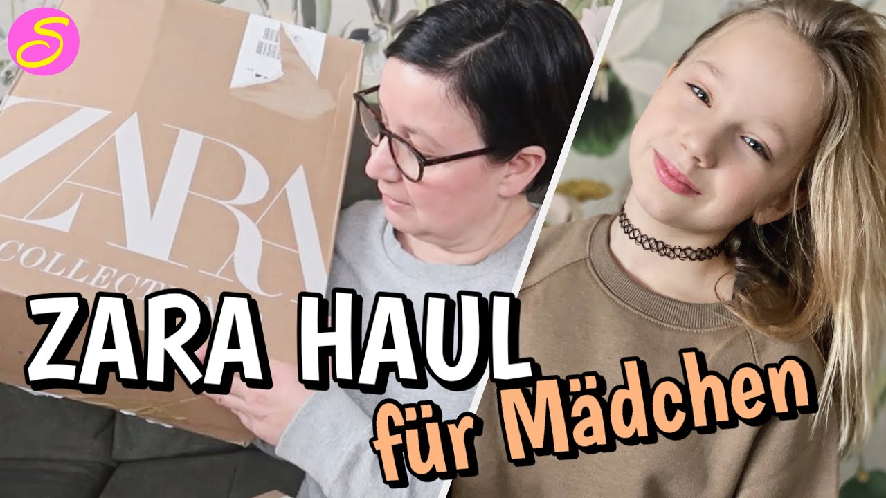 ZARA HAUL 2021 FÜR MÄDCHEN 👧🏼 NEUE OUTFITS FÜR ISABEL 💜 SANDRA by KLEINE FAMILIENWELT