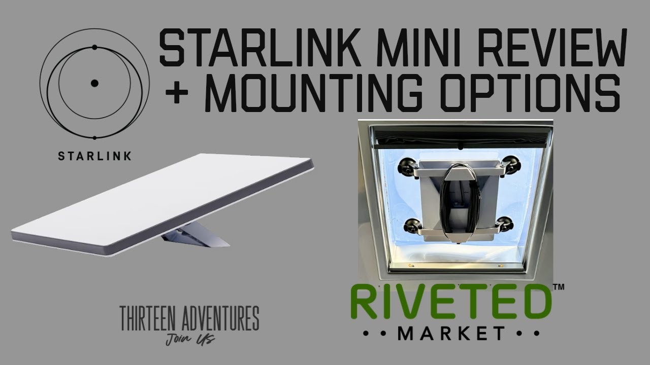 🚀 Starlink Mini in an Airstream! Unboxing, Setup & Riveted Market Mount Review
