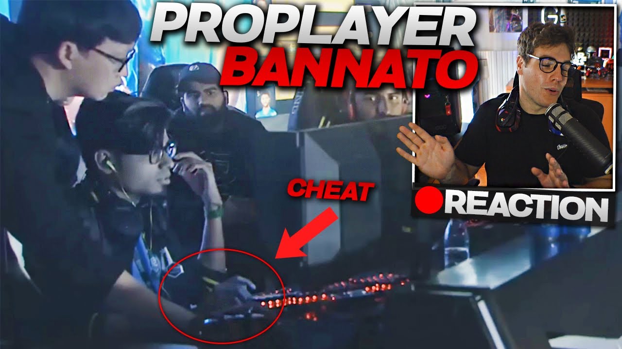 PRO PLAYER con i CHEAT nel MOUSE… REACTION al BAN durante un TORNEO LAN di CSGO! FA TROPPO RIDERE!