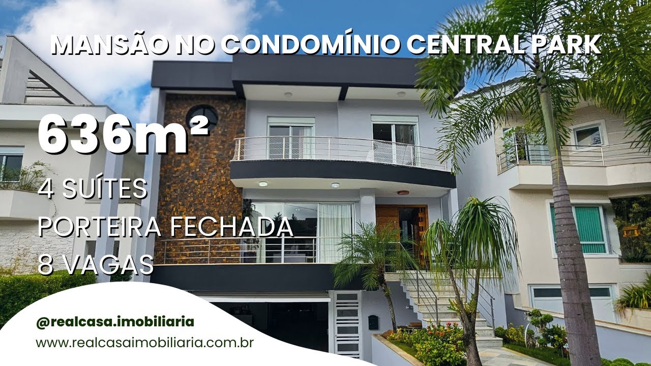 🌟 Mansão EXCLUSIVA no Condomínio CENTRAL PARK em São Bernardo!