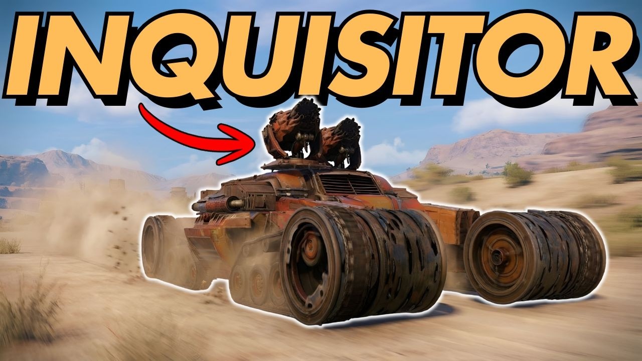 INQUISITOR | Crossout's NEW Artillery Rocket Launcher - TESTED!