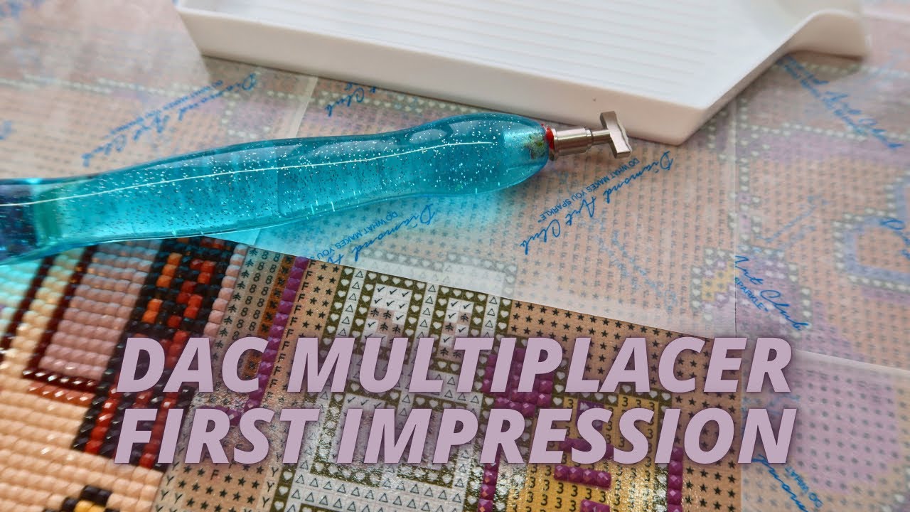 diamond art club new thin metal multiplacer | *chaotic* first impressions!
