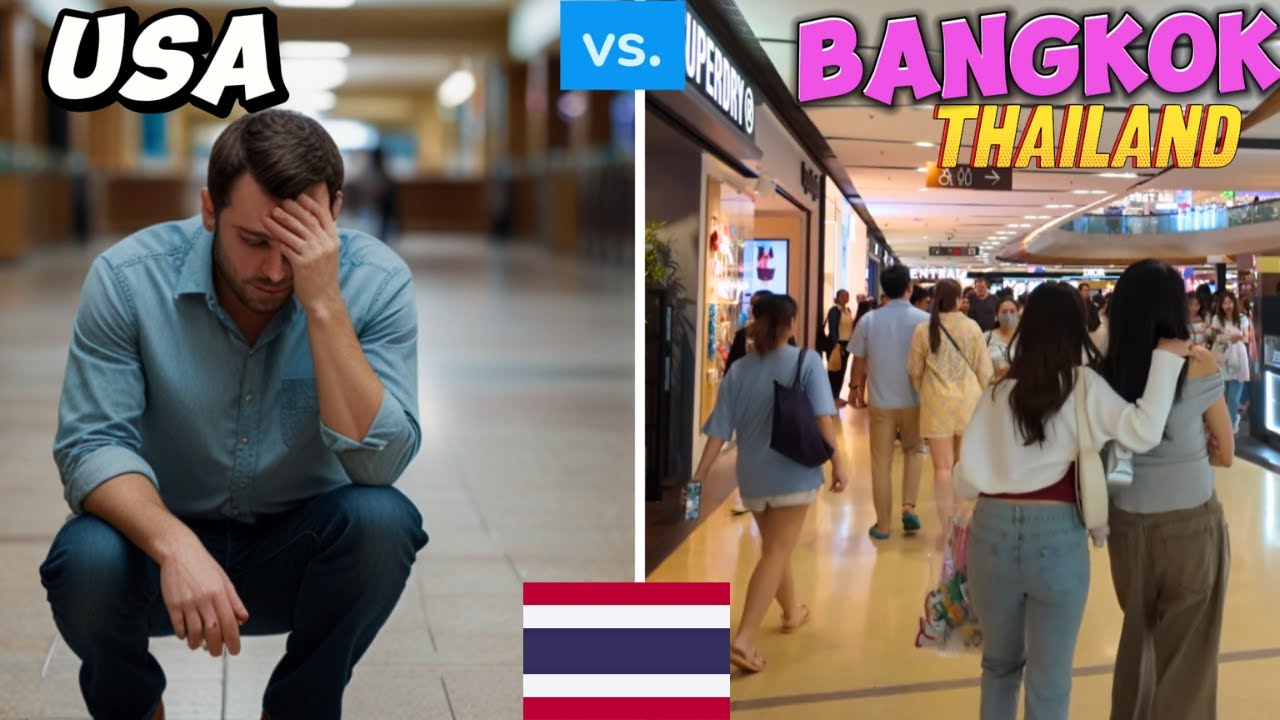 Bangkok Malls DESTROY American Malls - SHOCKED! USA CAN'T Compete! 🇹🇭