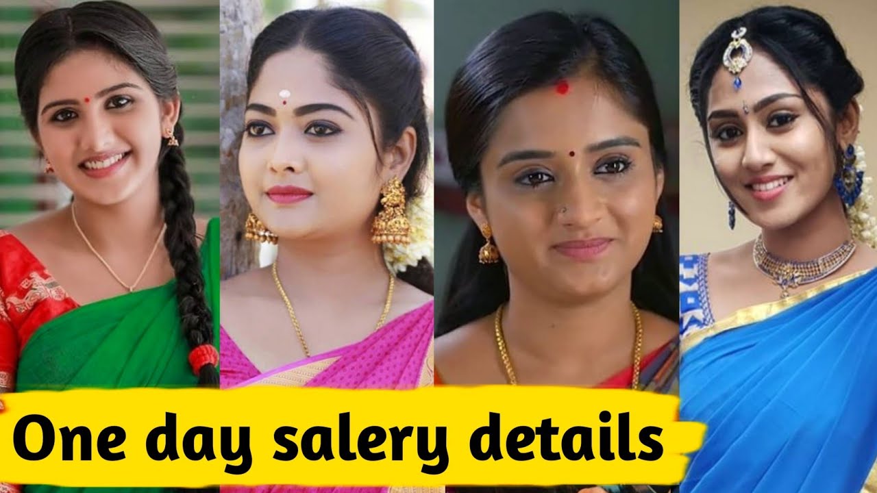സീരിയൽ നടിമാരുടെ വരുമാനം | one day salery details