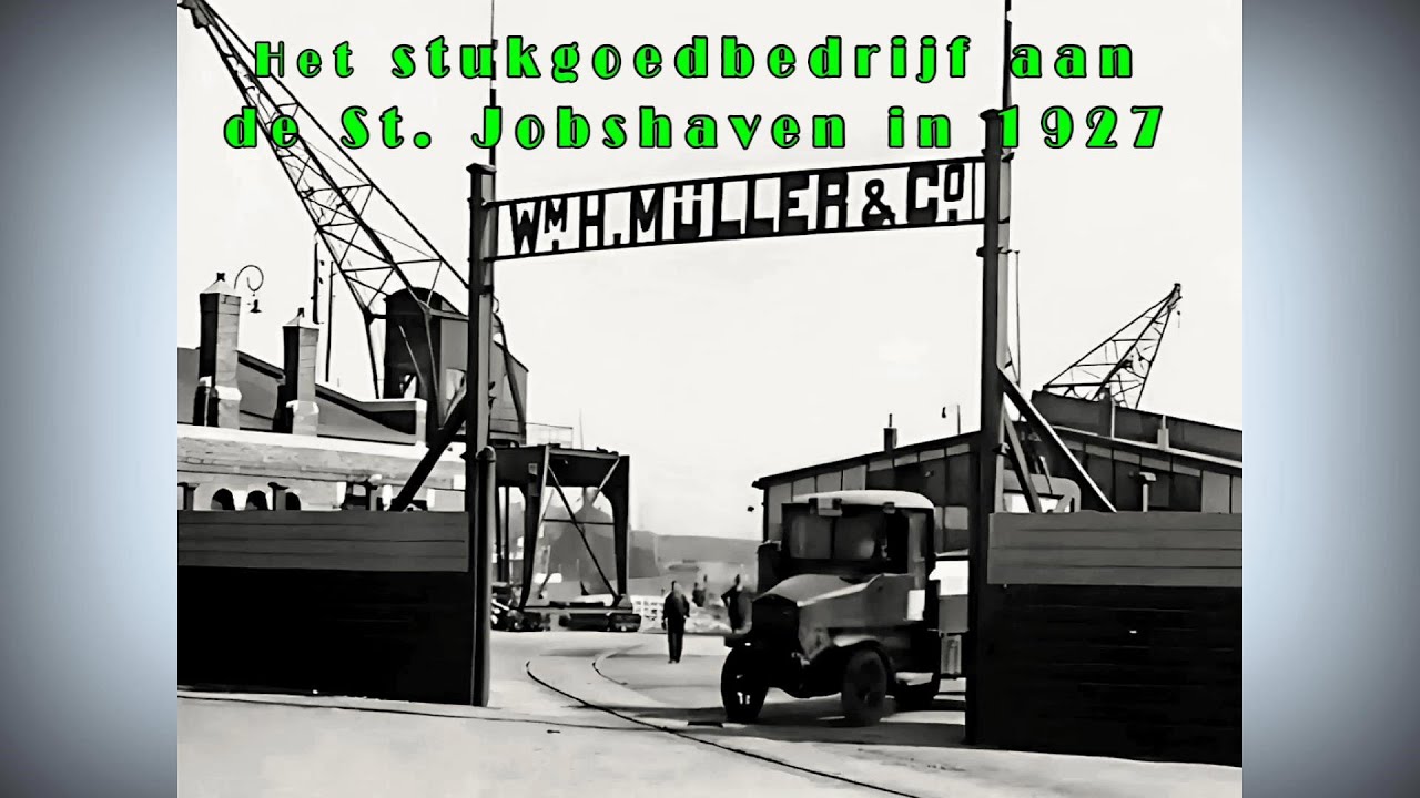 Het stukgoedbedrijf aan de St  Jobshaven in 1927