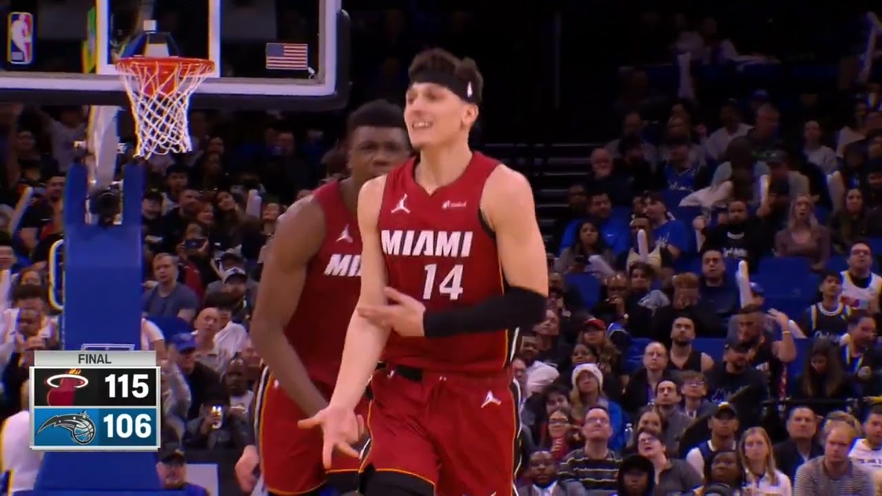 2023.12.20 Heat vs Magic Tyler Herro Highlights, 28 Points, 8 Rebs, 7 Asts