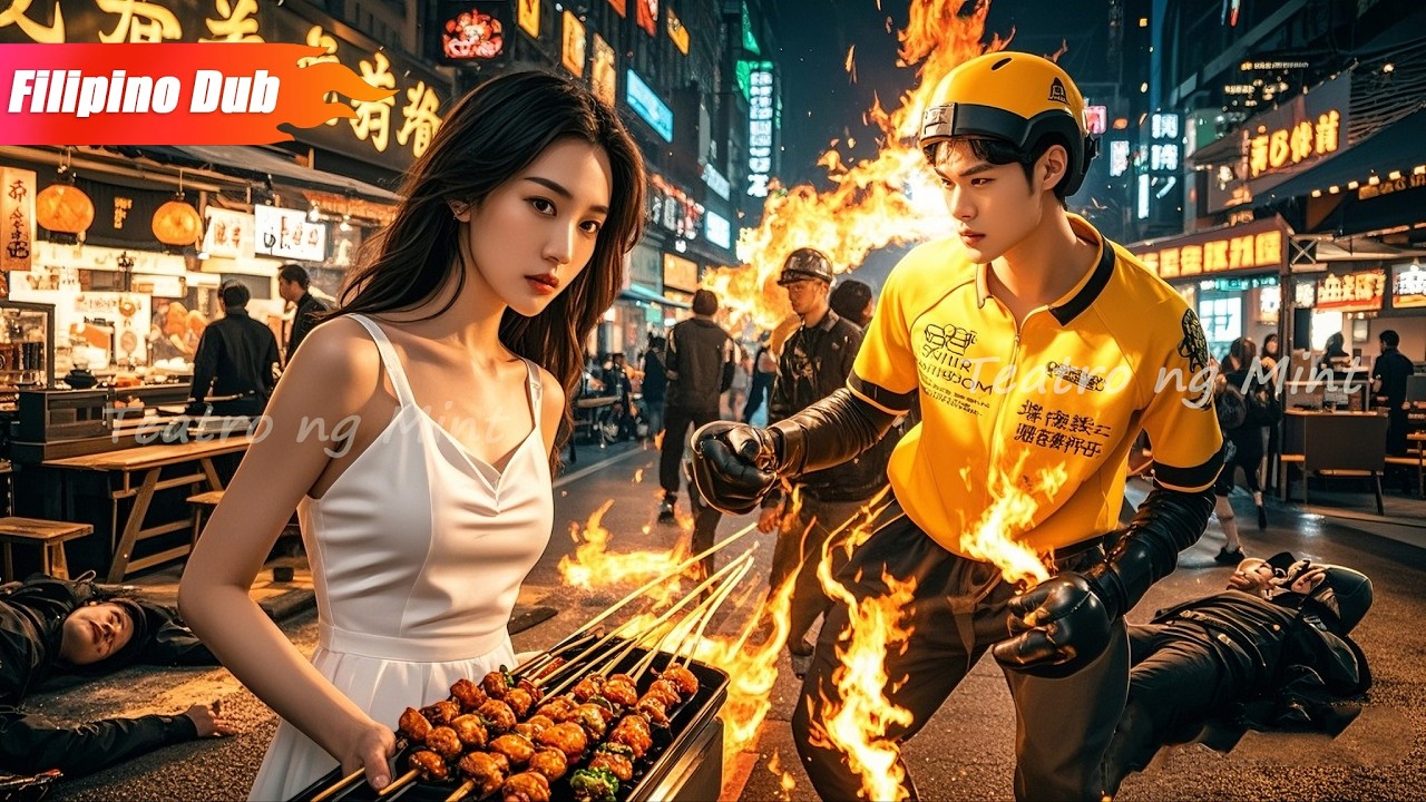 Sa isang suntok, napalipad niya ang gulo ng 100 metro — at umibig ang magandang tindera.