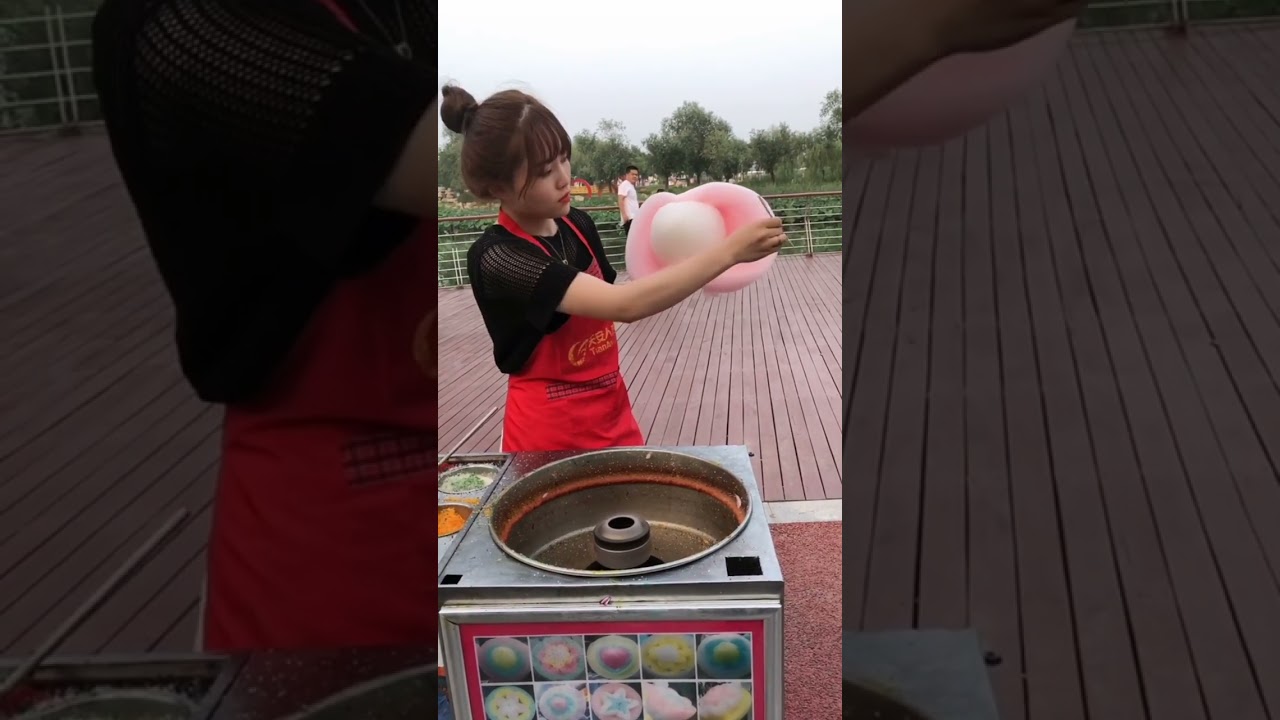 Cant control giant cotton candy 