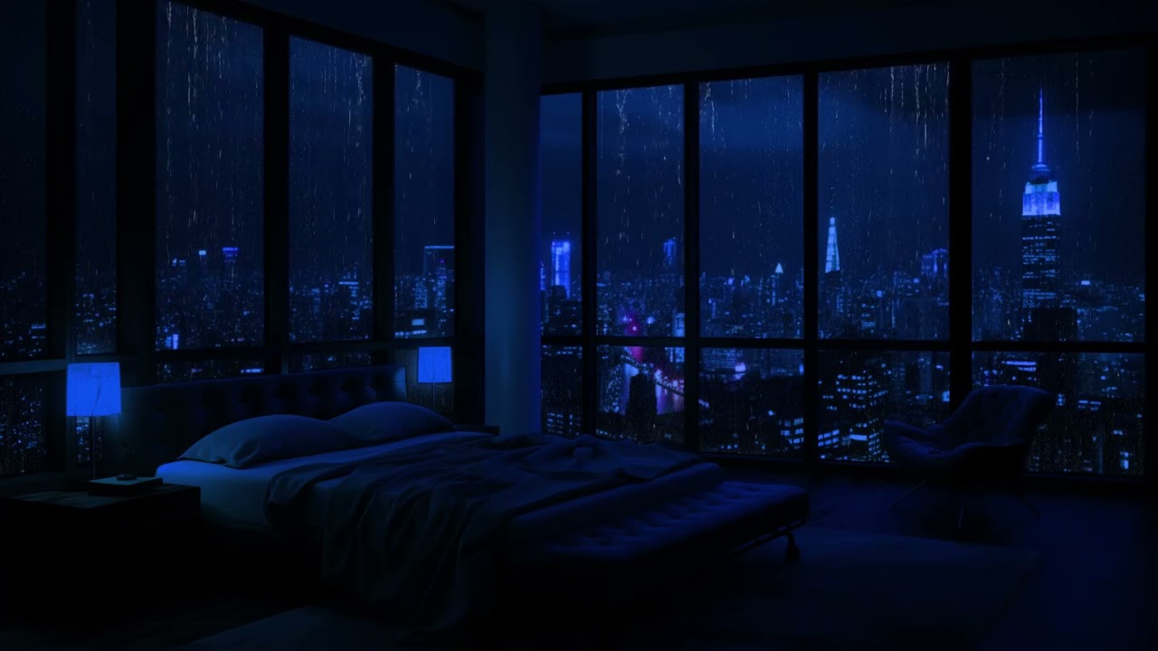 Rainy Urban Nights: Find Peace and Relaxation Amidst City Rain 🌧️