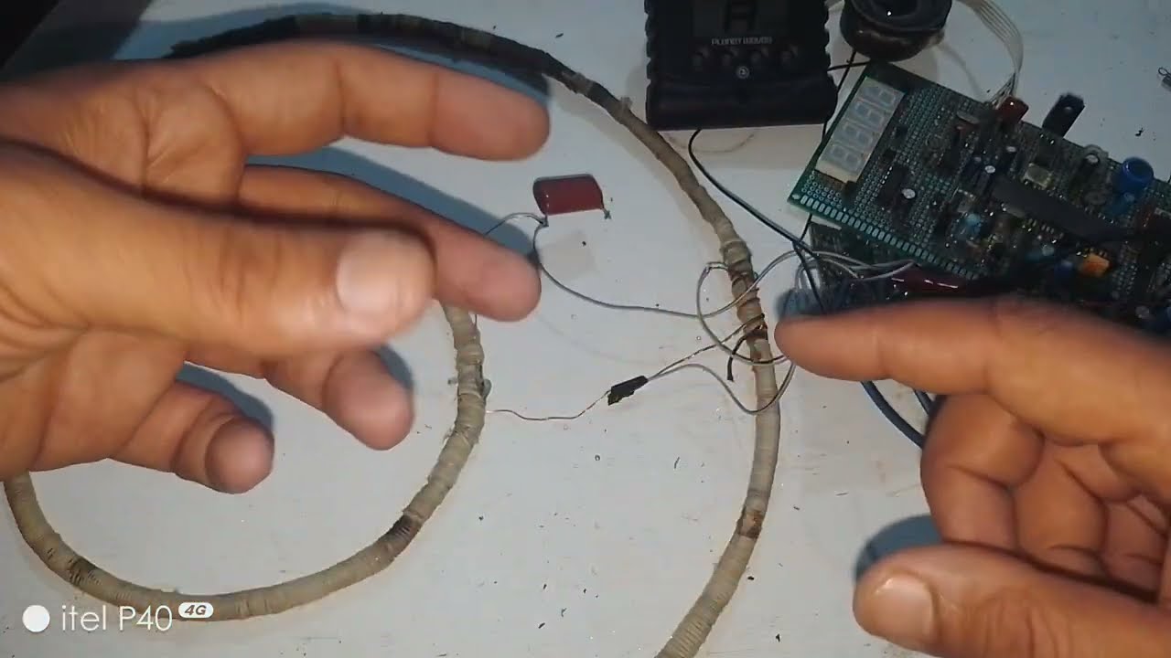 مواصلة التجربه على مبدء اشتغال كاشف المعادن مع ملاحظات هامه  😶‍🌫️😶‍🌫️🧐🧐