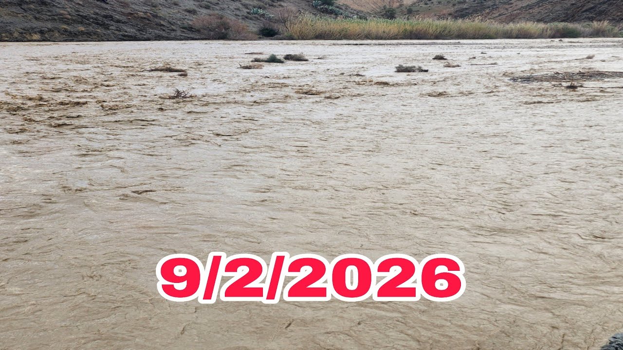 حمولة واد غيس مستمر 9/2/2026 إقليم الحسيمة الحمدلله 