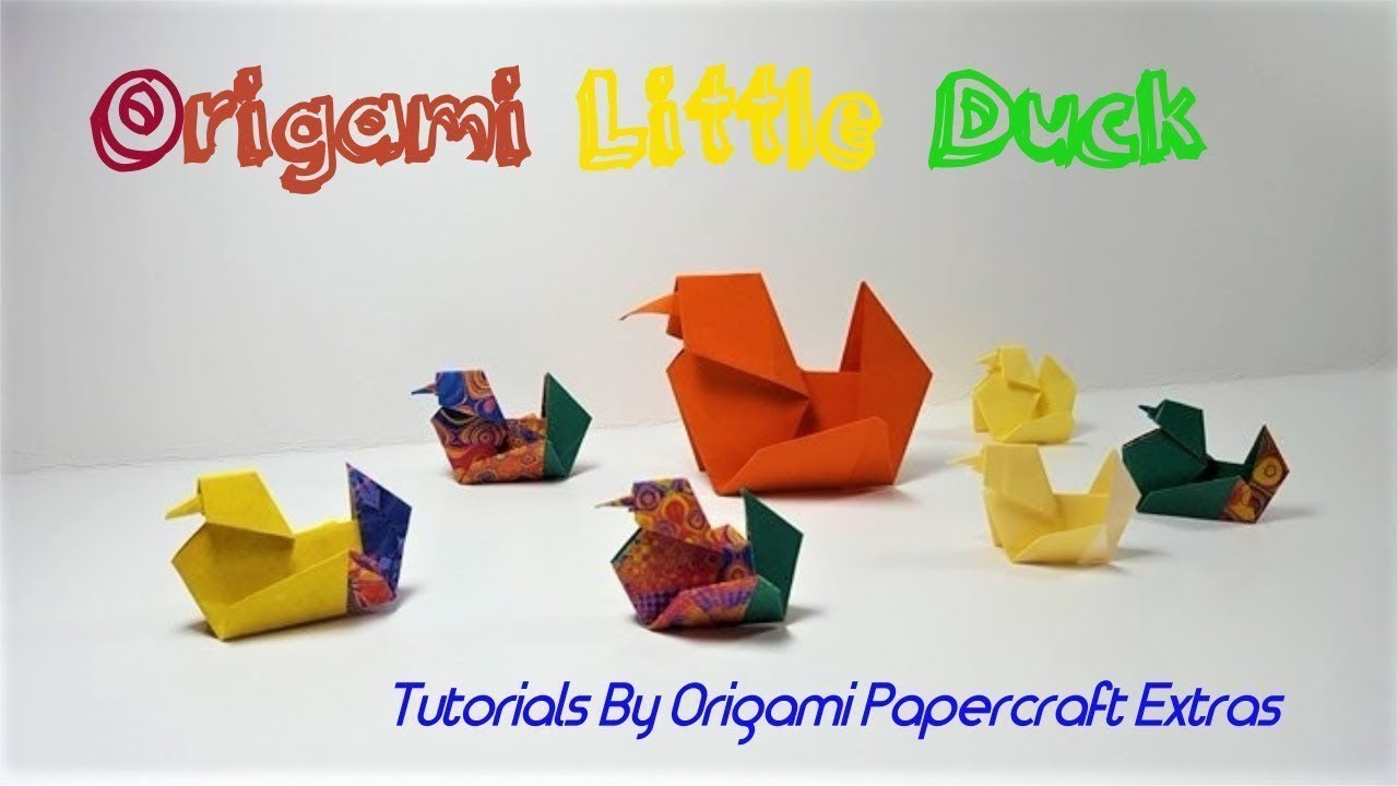 Origami Baby Duck -Tutorials By Origami paperCraft