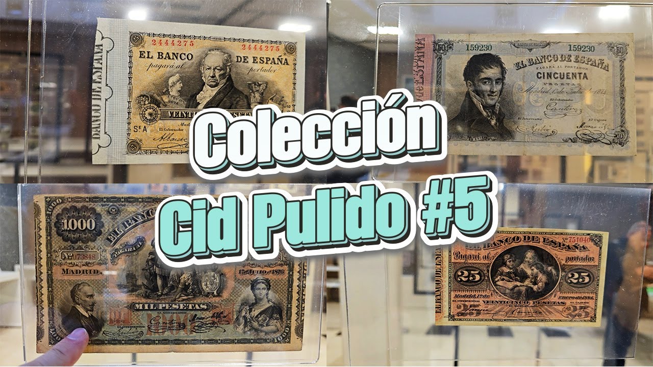 Billetes Clásicos del Banco de España | con José Antonio Castellanos | Colección Cid Pulido #5