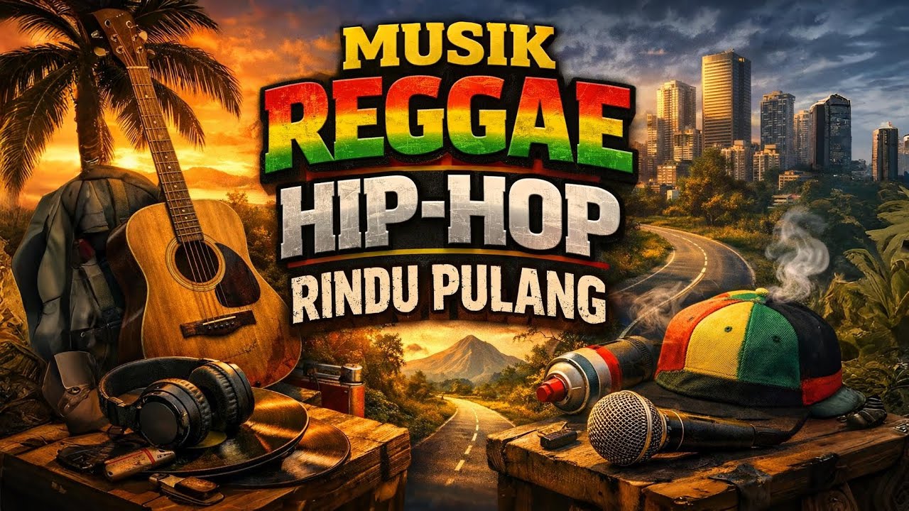 Musik Reggae Hip-Hop | Rindu Pulang 🌴🎧 Santai & Penuh Makna