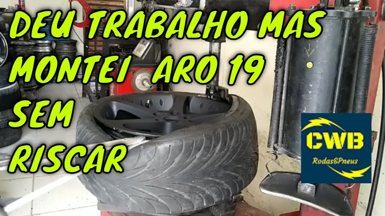 Como montar e desmontar  roda de liga leve ,aro 19