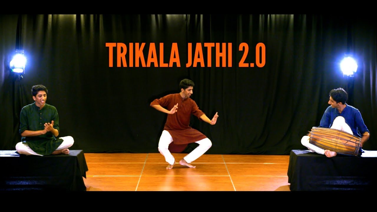 Trikala Jathi 2.0 - Bharatanatyam Dance, Konnakol and Mridangam | Indian Classical
