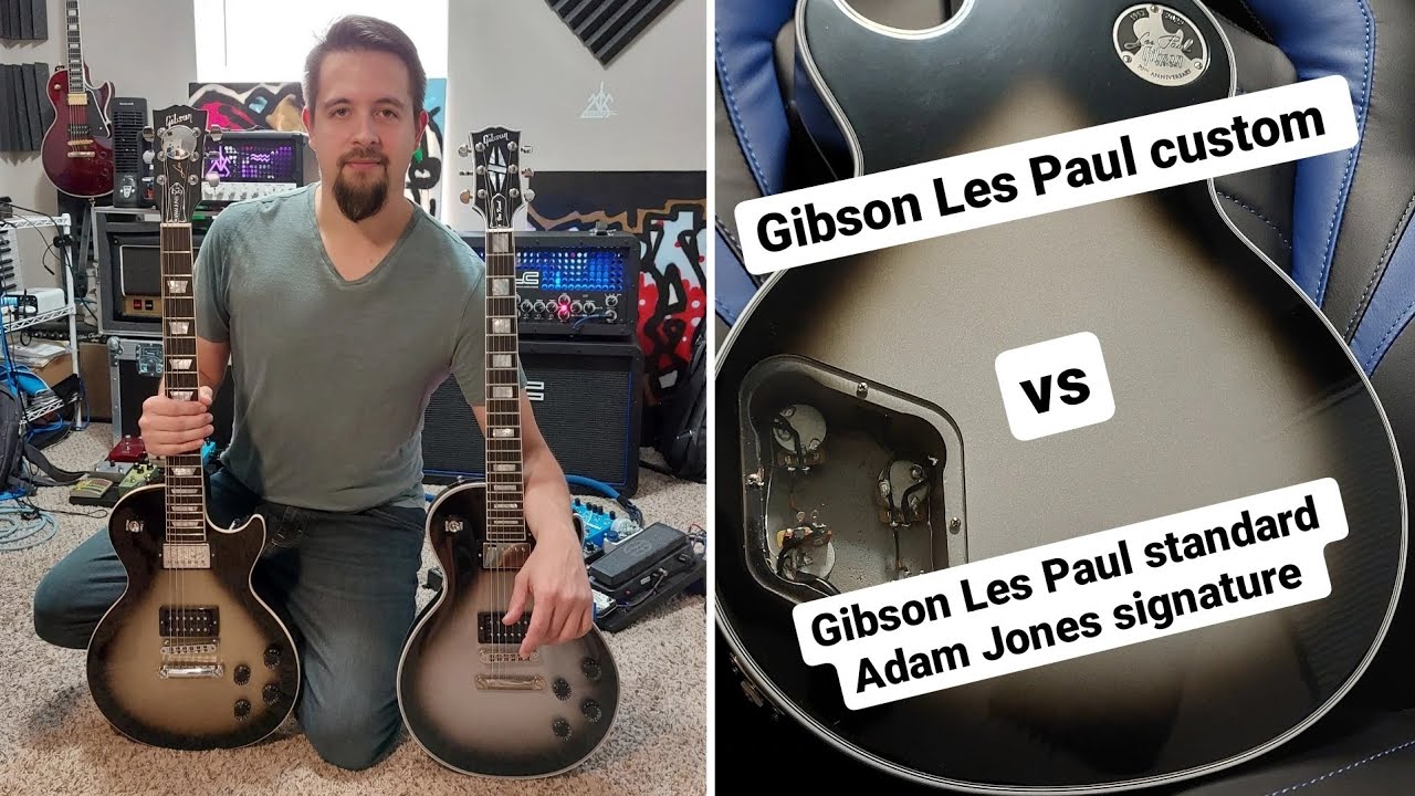 Gibson Les Paul custom VS Gibson Les Paul standard Adam Jones signature